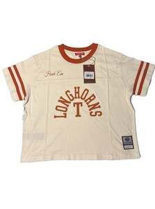 Mitchell & Ness Texas Longhorns Women’s Crop Top t-shirt size medium